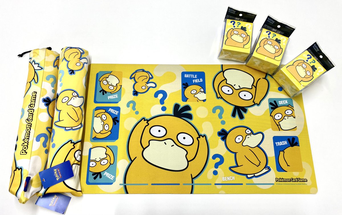 ポケモン韓国限定🔥 コダックのプレイマット✨ コダックのデッキケース