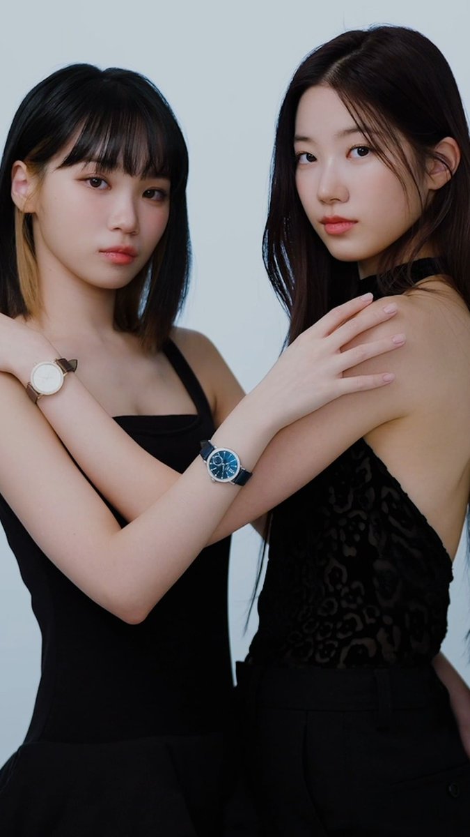 Chaewon and Kazuha of @le_sserafim look stunning in a new campaign