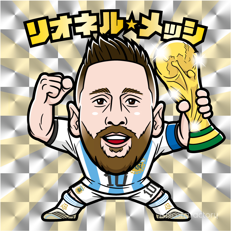リオネル・メッシ（アルゼンチン代表） #イラスト #ワールドカップ