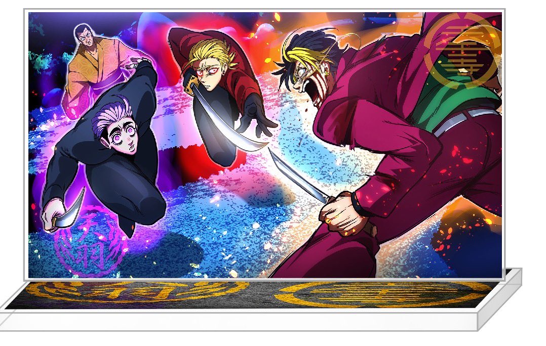 天王寺組の勇敢な男たち。 城戸丈一郎と浅倉潤のアクリルスタンド作っ