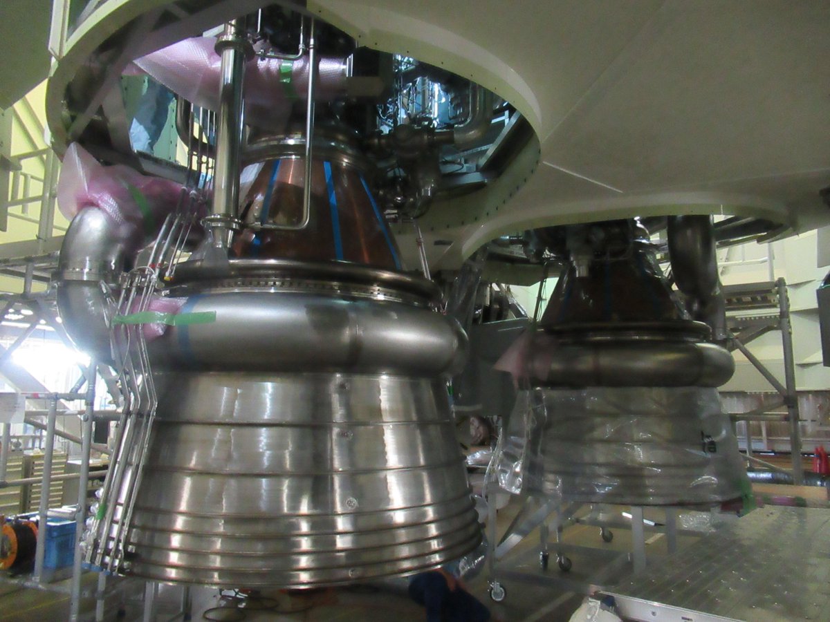 🟠LE-9エンジン取り付け ＃H3ロケットの軌跡 新たに開発されたH3