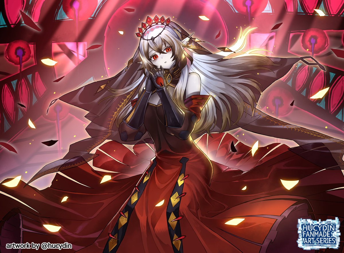 赫の聖女カルテシア 絵違い クオシク 僅かなインク飛び有り 赫の聖女