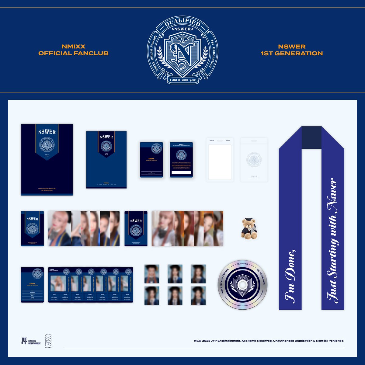 📢] NMIXX Official Fanclub NSWER 1st Generation Official Kit List