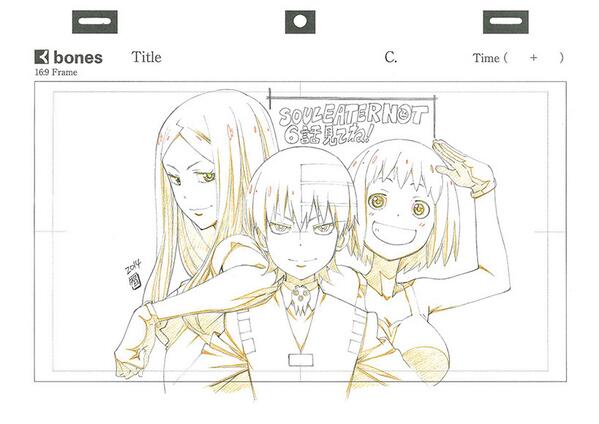 制作現場より、小池さんの6話イラストお届けします！6話はリズとパティ