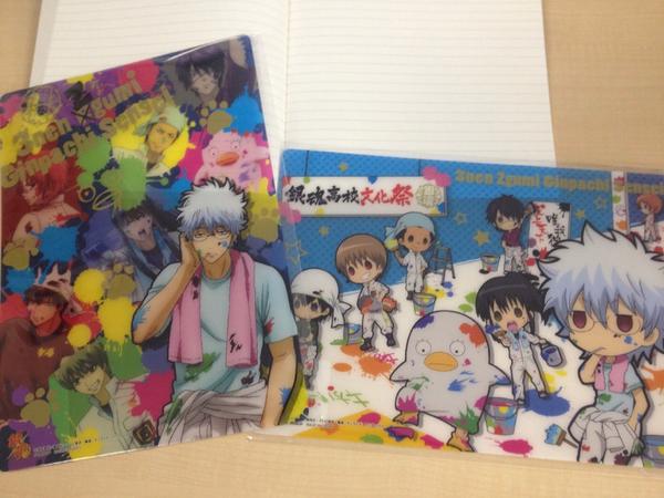 商品】7月下旬発売予定～銀魂高校文化祭準備中☆夏の文具シリーズのご
