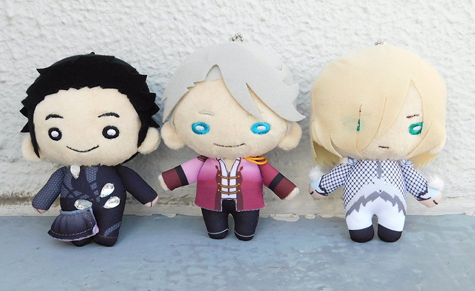 3月発売『にとたん ユーリ!!! on ICE ボールチェーン付きぬいぐるみ