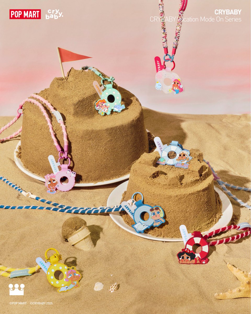 CRYBABY Vacation Mode On シリーズ ロングストラップは直営店舗のみ販売。