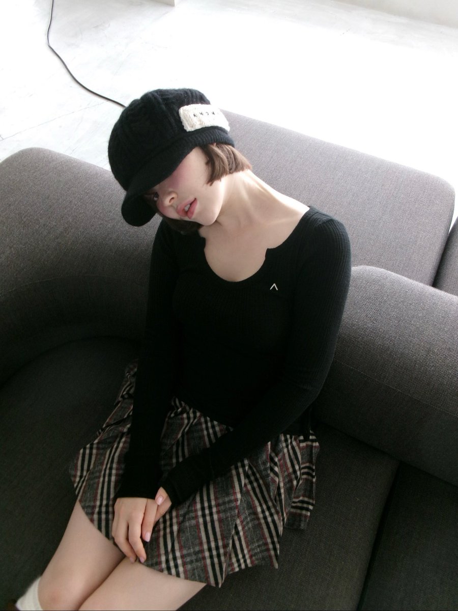 Mary casquette color ivory/mocha/black ¥6600-tax in 全面に施された