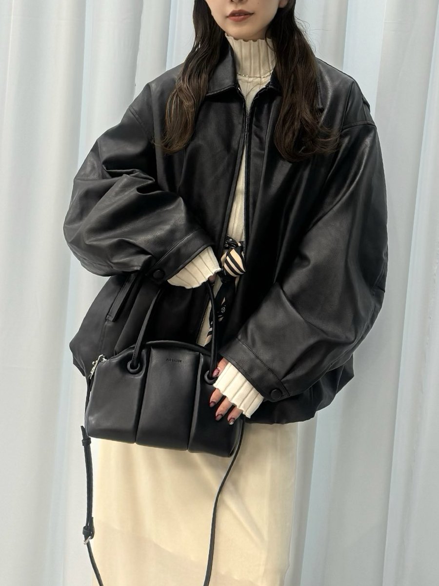 BALLOON JACKET 【正規品】CLANE FAKE LEATHER