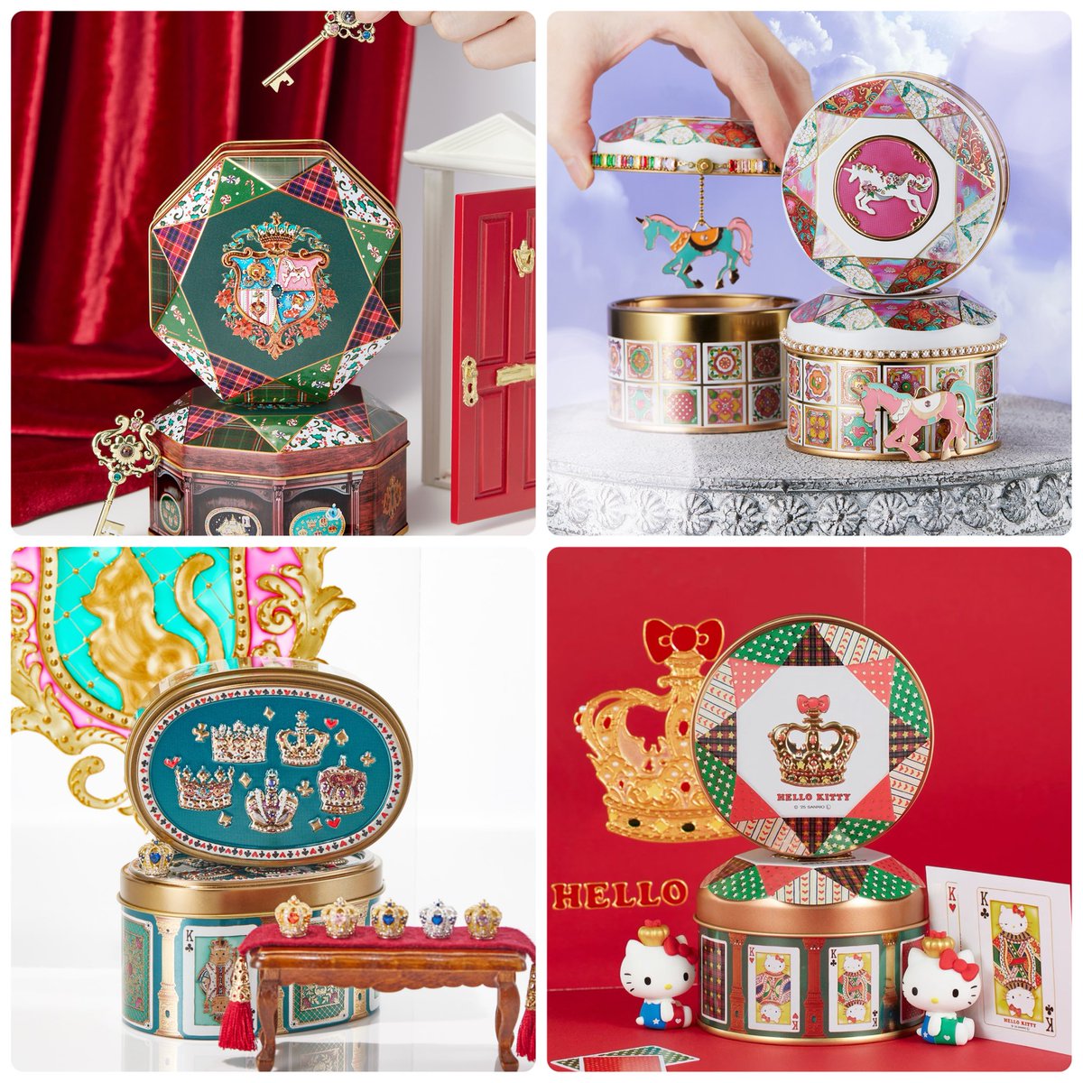 阪急うめだ本店のpop up storeでは『クリスマスエンブレム缶