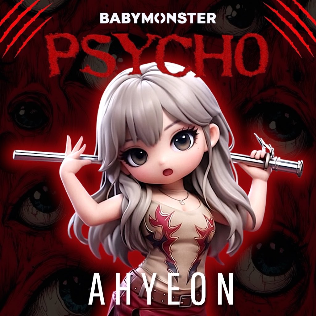 PSYCHO💋AHYEONver #BABYMONSTER #2ndMINIALBUM #WEGOUP #PSYCHO