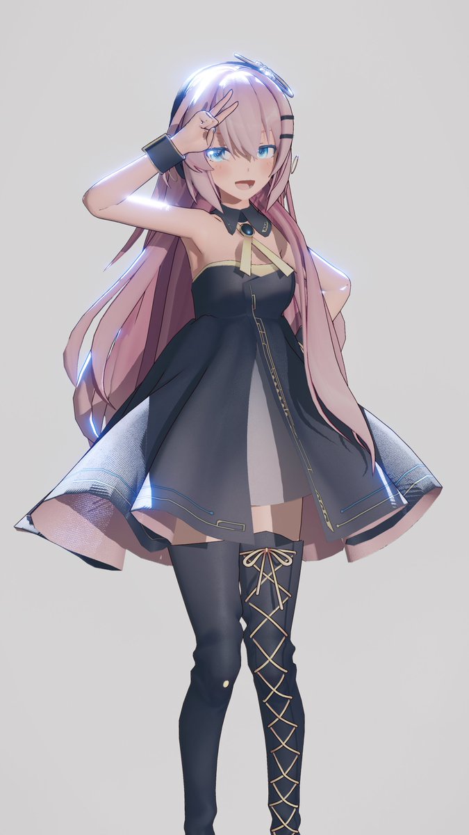 巡音ルカ 「ルカさん!!!」|PizaCGのイラスト