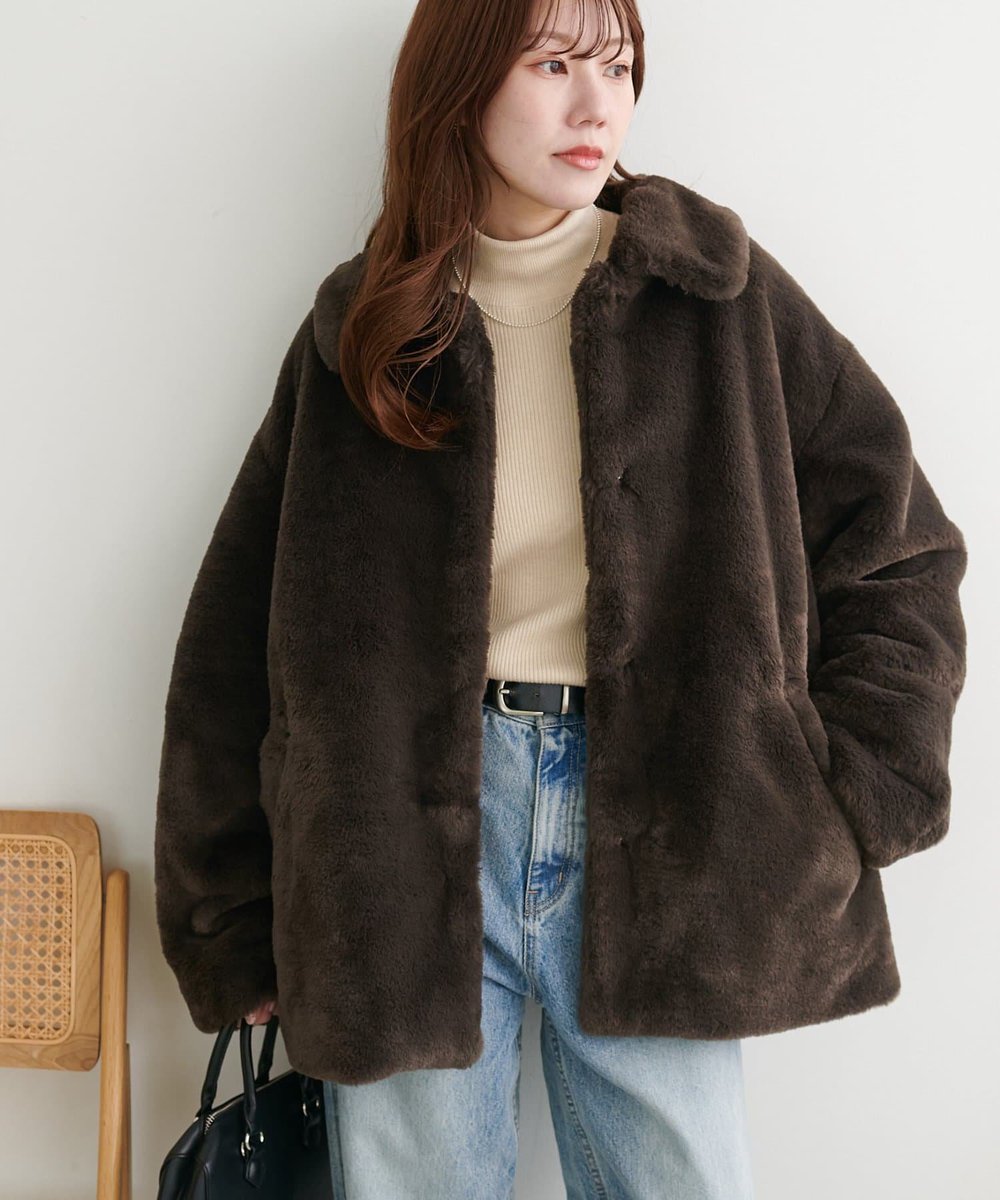 今、ファーコートが人気です！！🪽 □Kastane(カスタネ) カールミドル