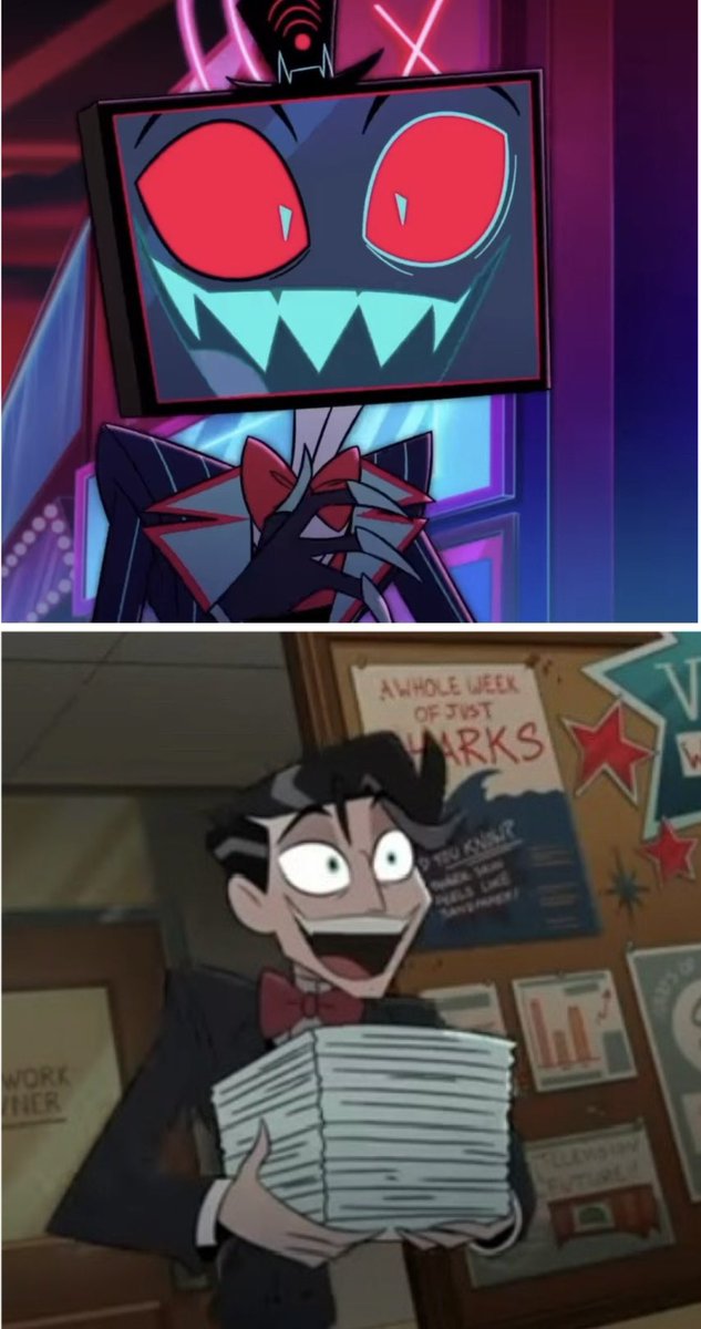 ハズビン7話の生前ヴォックス（ヴィンセント）、一見オッドアイや服装