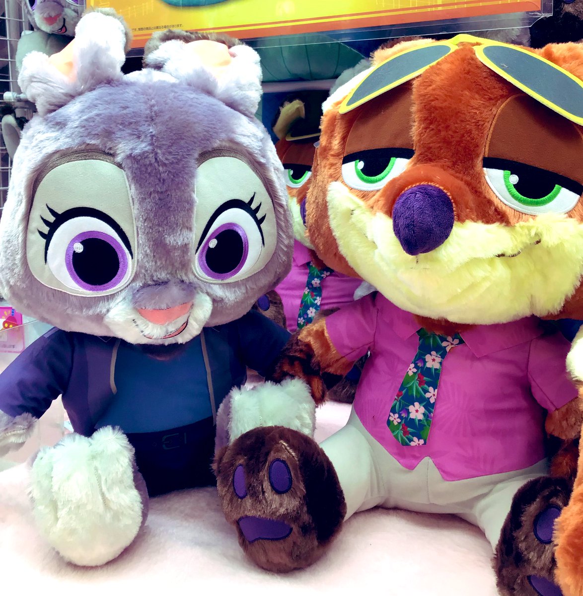 🐰景品入荷情報🦊】 #ズートピア2 からスーパーラージぬいぐるみ入荷