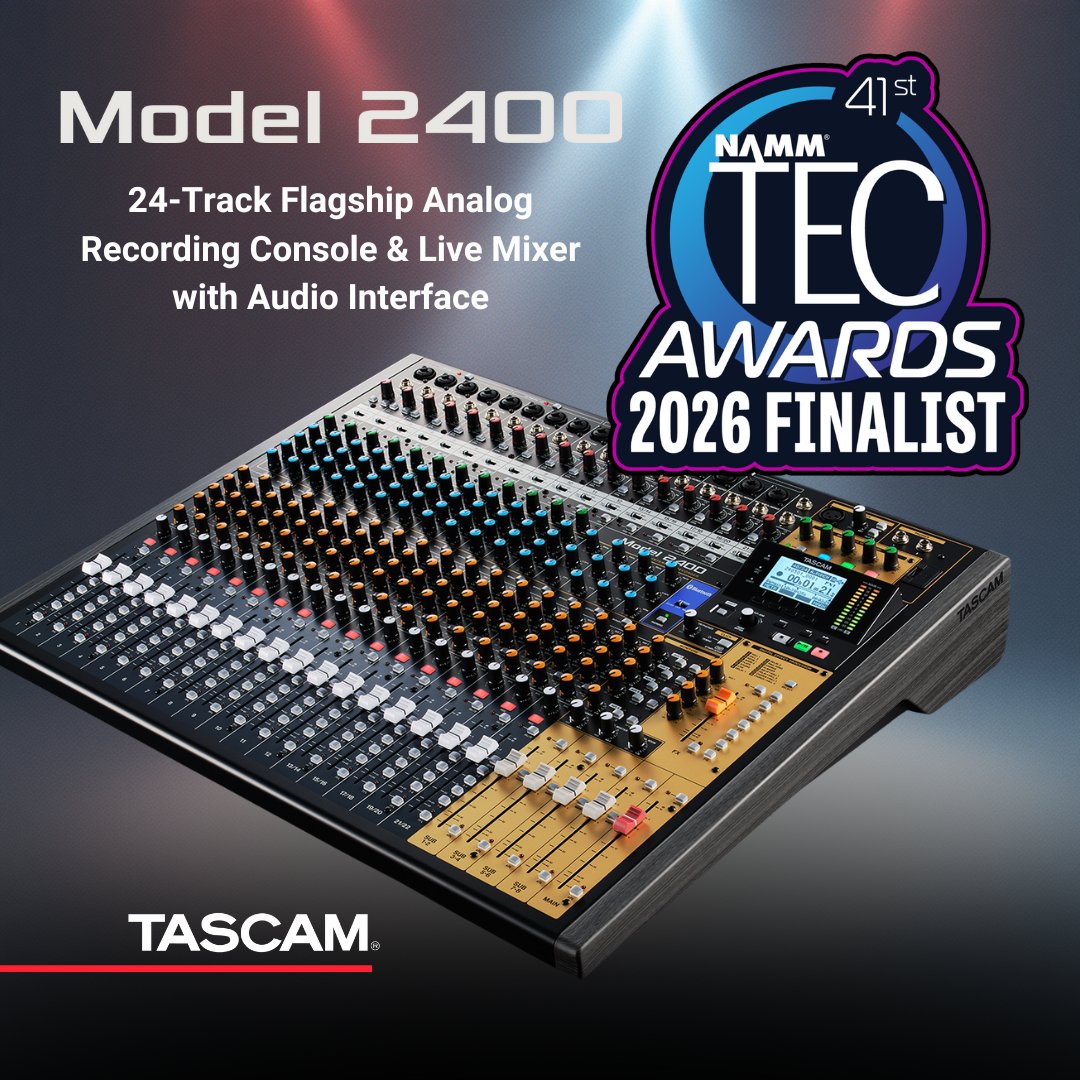 レコーディングミキサー 「Model 2400」 が、世界最大級の音楽・音響