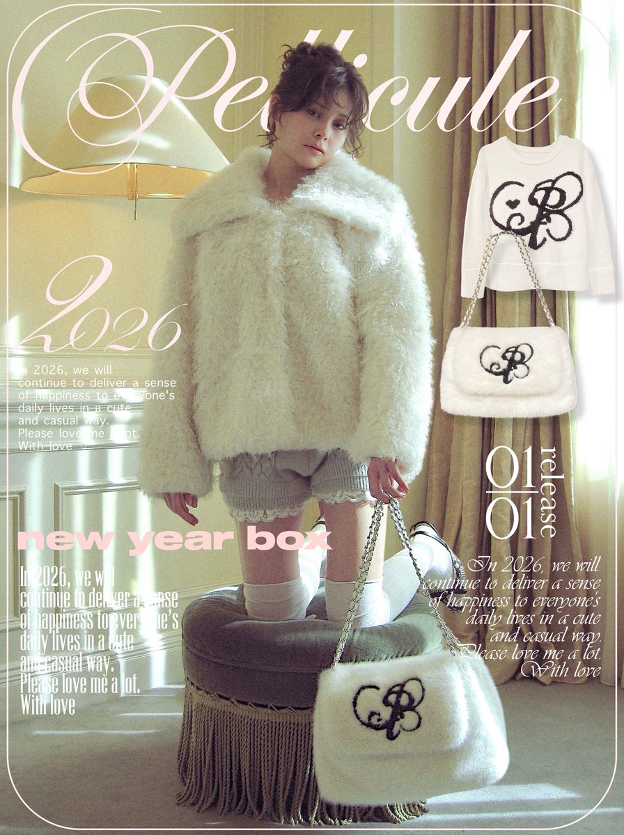 PELLICULE NEW YEAR SPECIAL BOX // ファーコート&ファーバッグ&ニット