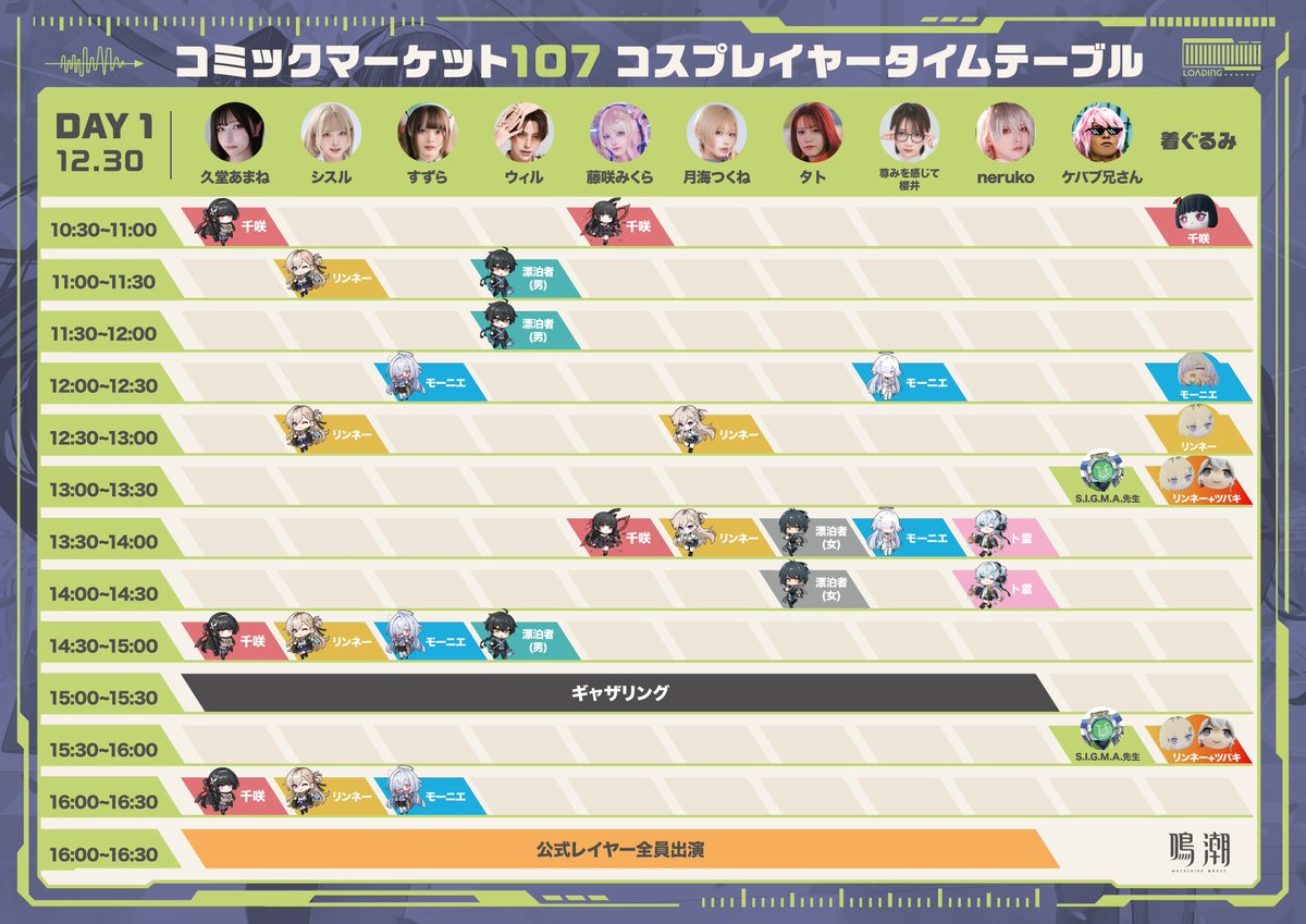 鳴潮』ブース ステージ出演情報公開！ いよいよ開催間近！ 漂泊者の