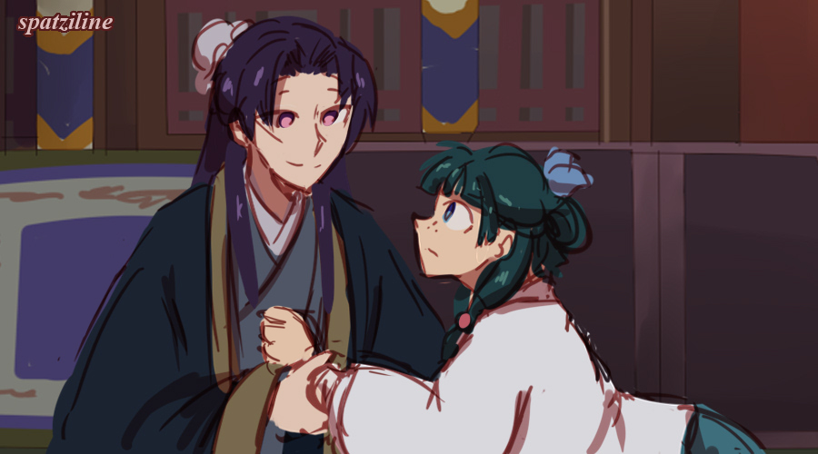 Jinshi and Maomao need some rest. Please watch the full comic on