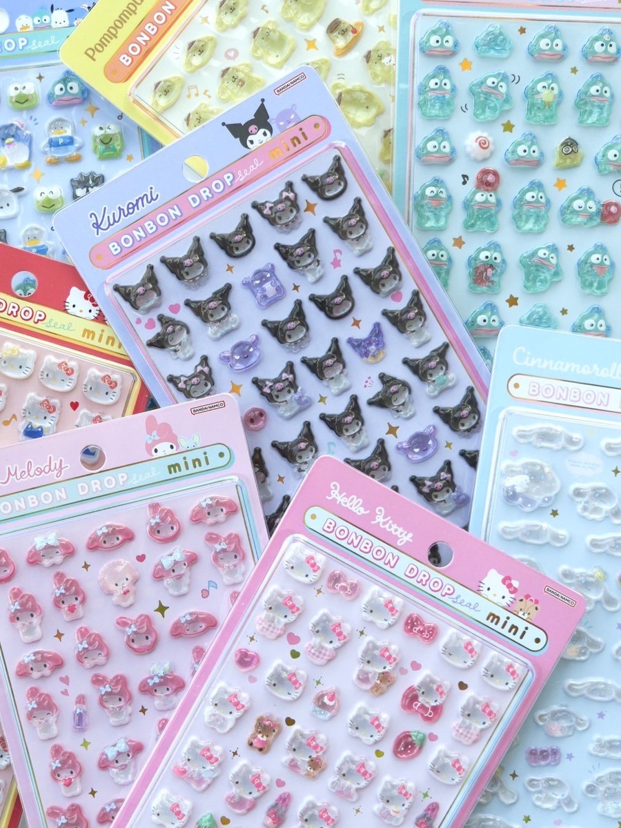 🎀 NEWデザイン 🎀 大人気✨ボンボンドロップシール サンリオ