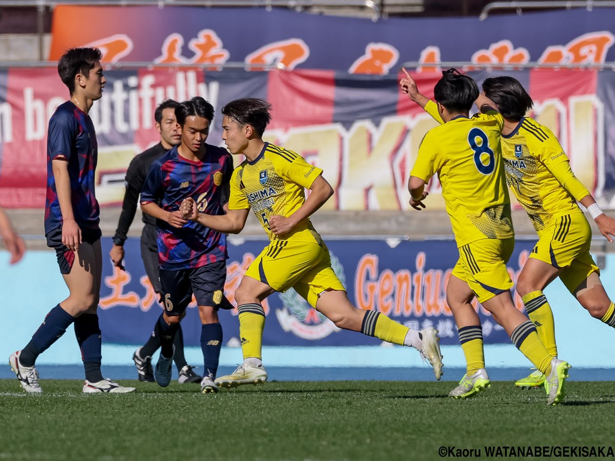 鹿島学園が興國を3発撃破!17年ぶり4強! 立役者は大阪出身DF清水朔玖