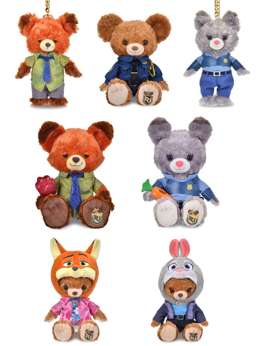 ディズニーストア】 1月21日より、「ユニベアシティ」シリーズに