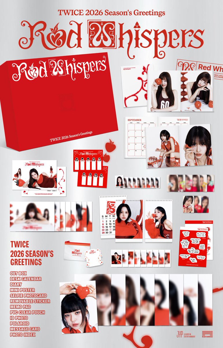 TWICE 2026 Season's Greetings 'RED WHISPERS'🍎 本国シーグリ予約