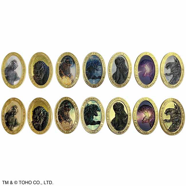 商品情報】 ゴジラ メモリアルメダルコレクション 880円(税込)絶賛販売