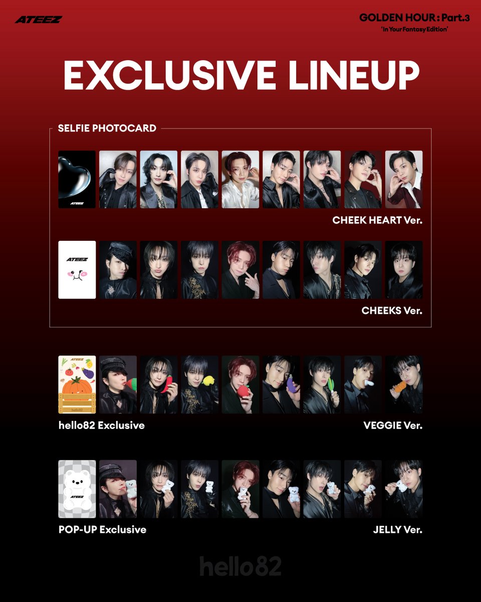ATEEZ - GOLDEN HOUR : Part.3 'In Your Fantasy Edition' EXCLUSIVE