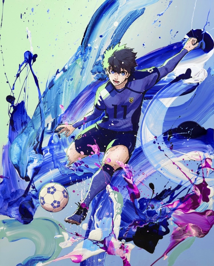 ⚽SHINJUKU ART WEEK #ブルーロック×伊勢丹⚽ ノ村 優介先生による描き