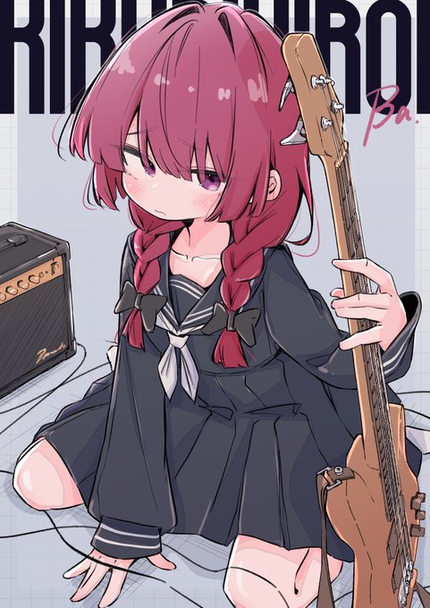 廣井きくり 「高校時代の内気きくり姉さん好き」|青森んご🍎のイラスト