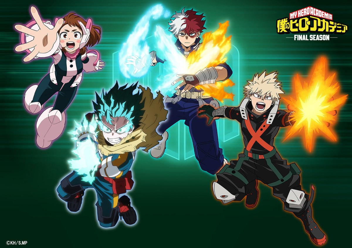 僕のヒーローアカデミア』 【デク／爆豪／轟／お茶子】 キャラクター新