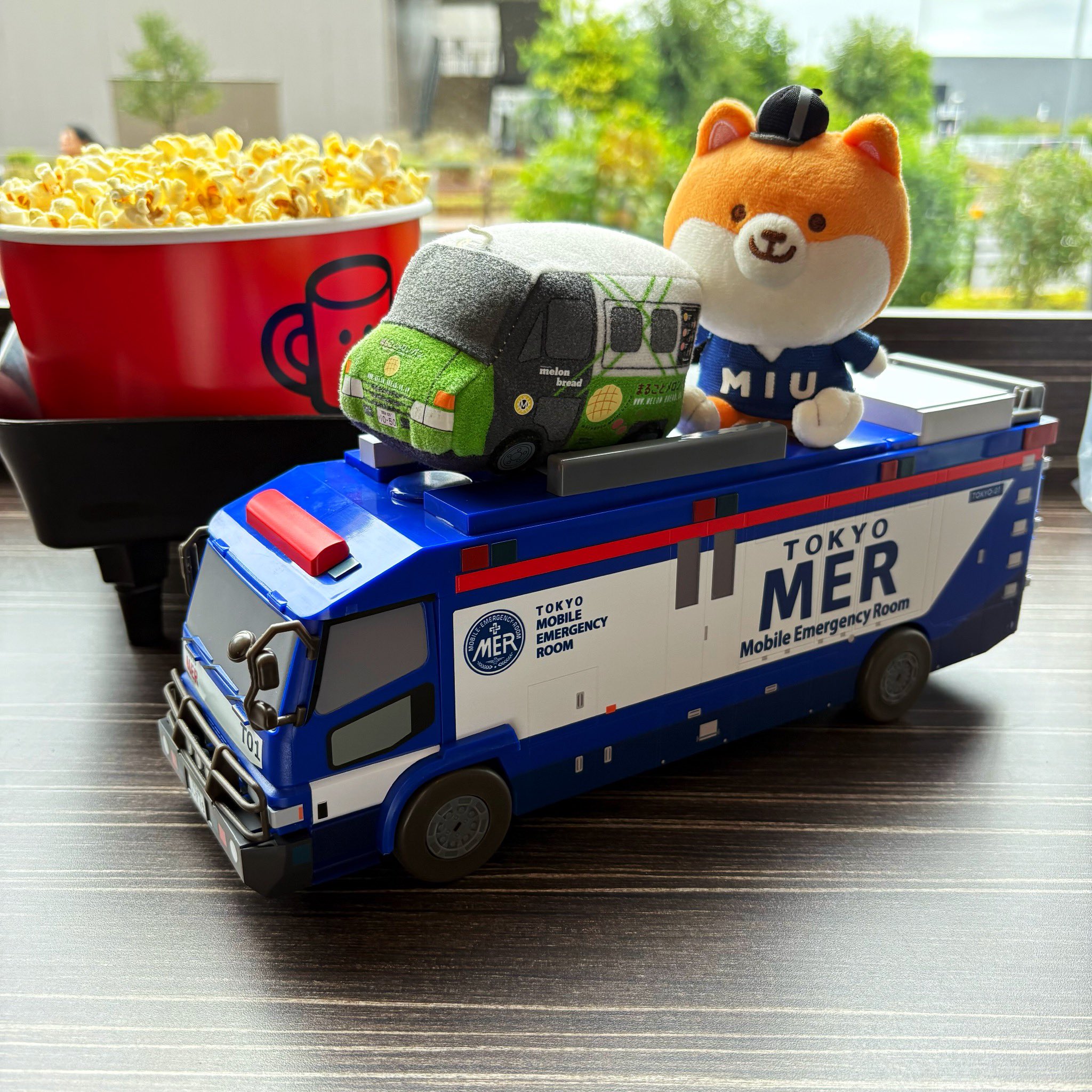 TOKYO MER ER CAR ポップコーンバケット 東京mer TOKYO MER ERカー