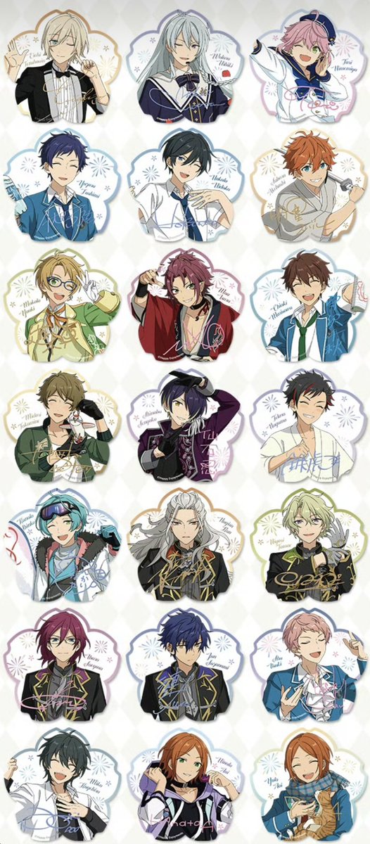 あんスタ 中国 花伴クリアカード 第7弾 8月9日より中国オフライン公式