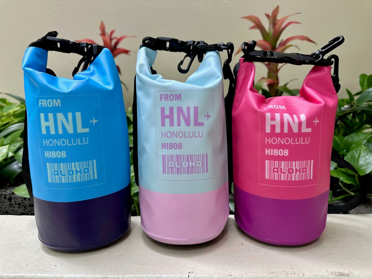 本日の #お勧めハワイ土産！／ ドライバッグから、#ハワイ限定 商品が