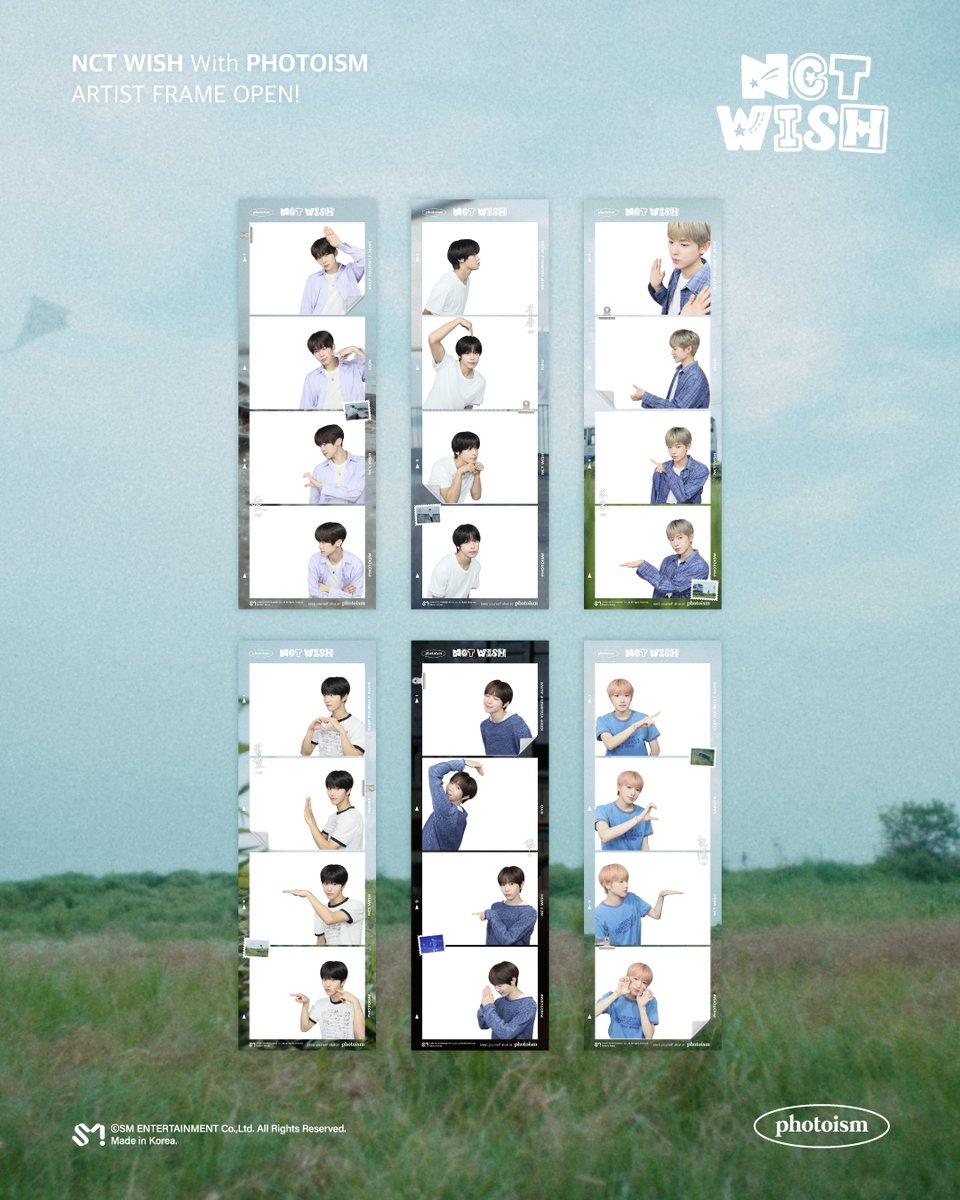 PHOTOISM X NCT WISH ARTIST FRAME OPEN ! 「NCT WISH」3rd Mini Album