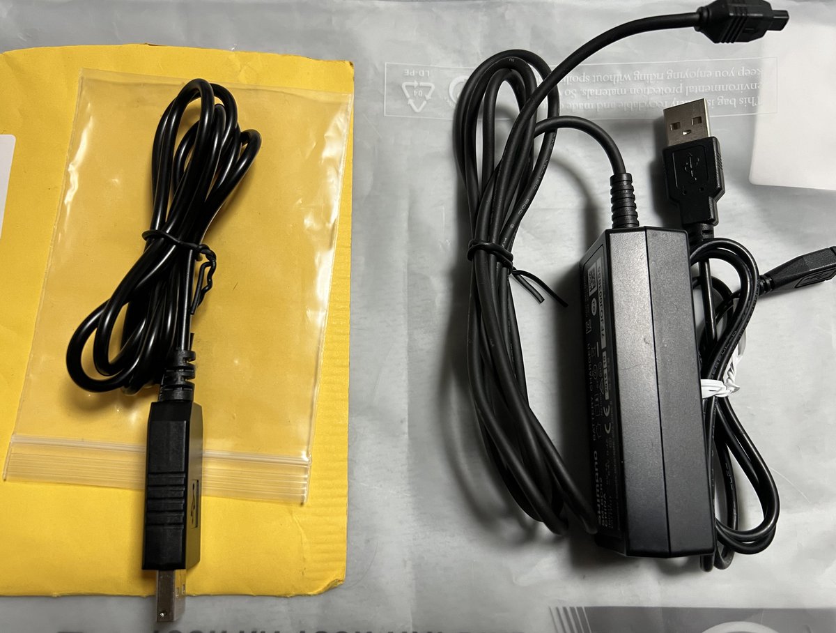 11速世代Di2用充電ケーブルの中華互換品を試してみたがちゃんと使えた