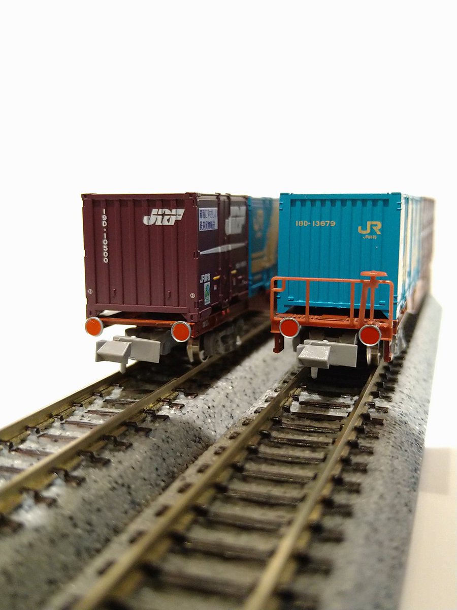 コキ50000系 石北本線コンテナ貨物列車11両セット￥32,560】 10-1317の