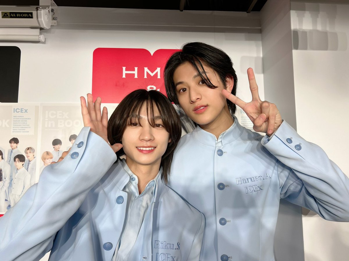 ICEx1st Photobook ICEx in BOOK』発売イベント中🧊 #オフショ #りくね