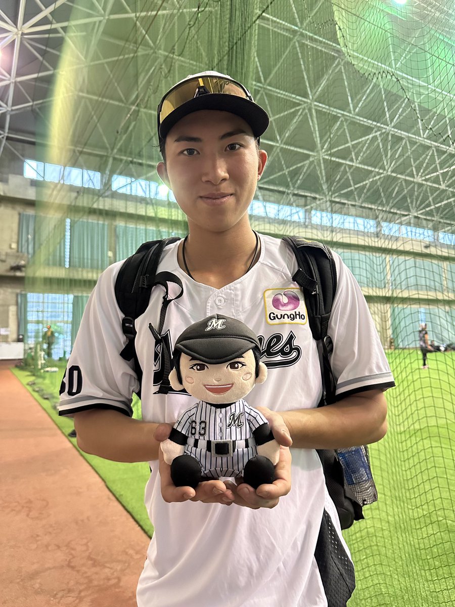 そして、その #和田康士朗 選手のぬいぐるみを欲しがっていた #勝又琉