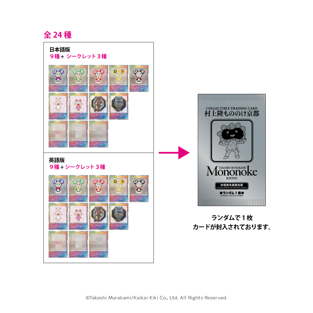 村上隆もののけ京都 来場者先着限定版 9種コンプリート 村上隆もののけ