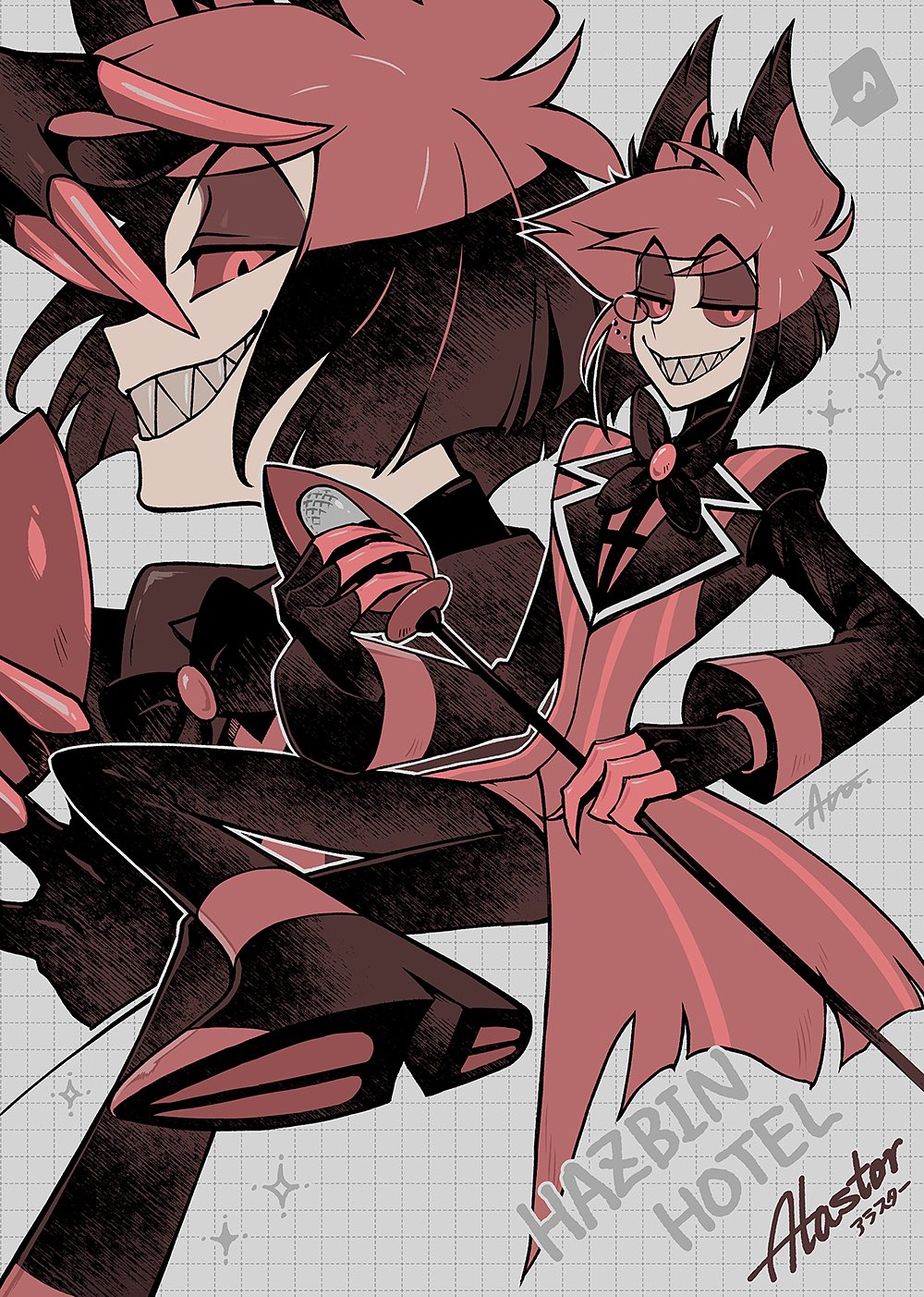 ハズビンホテル アラスター バレンタイン ポスター ハズビンホテル