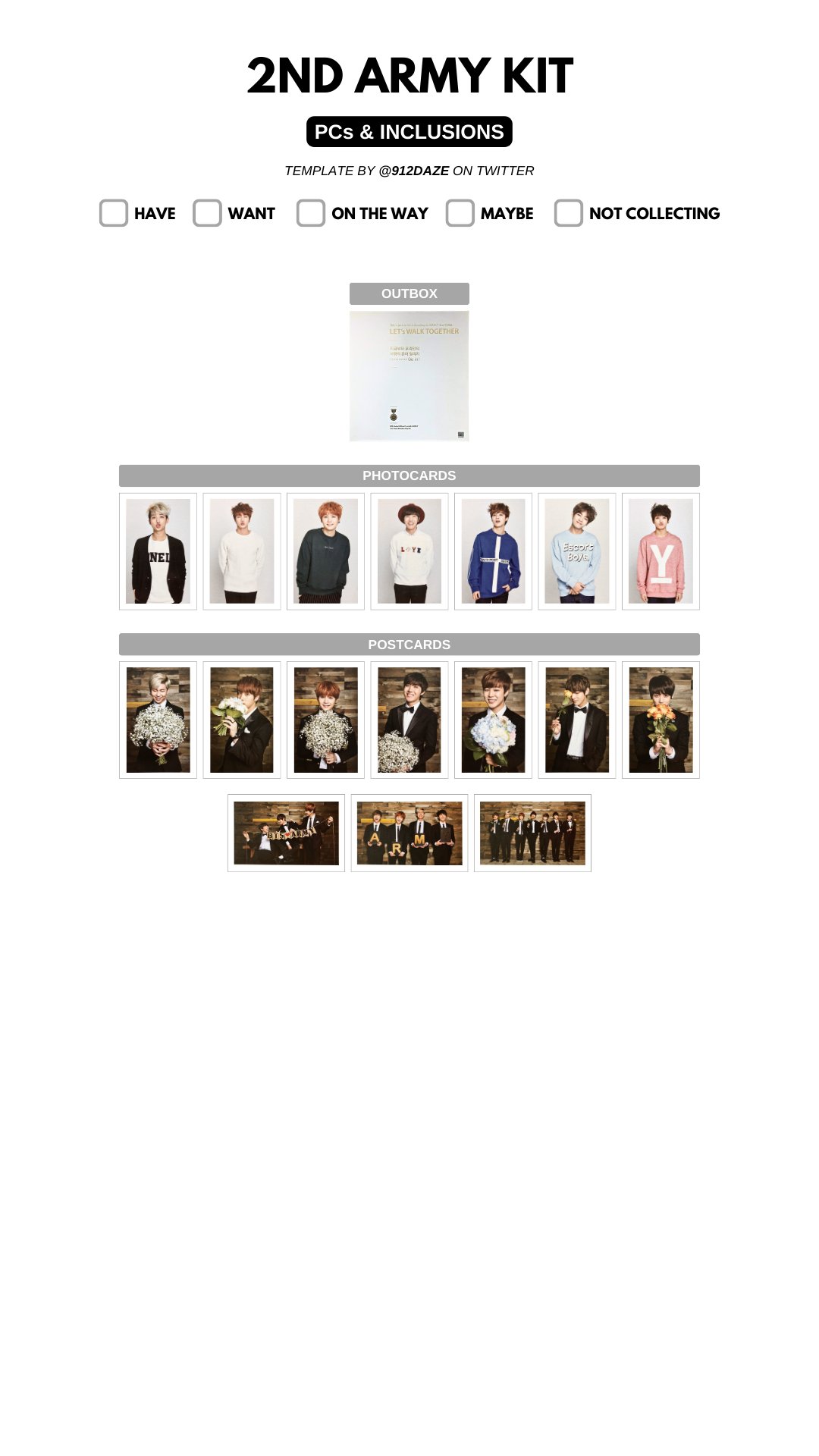 BTS ARMY 6期 MEMBERSHIP KIT + JPFC 特典 (A) BTS Official 6th Army