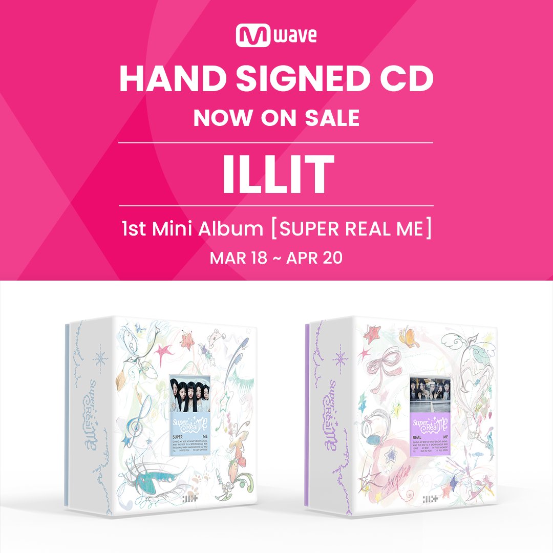 Mwave shop] #ILLIT の直筆サイン入りCDを購入できます。 💿商品