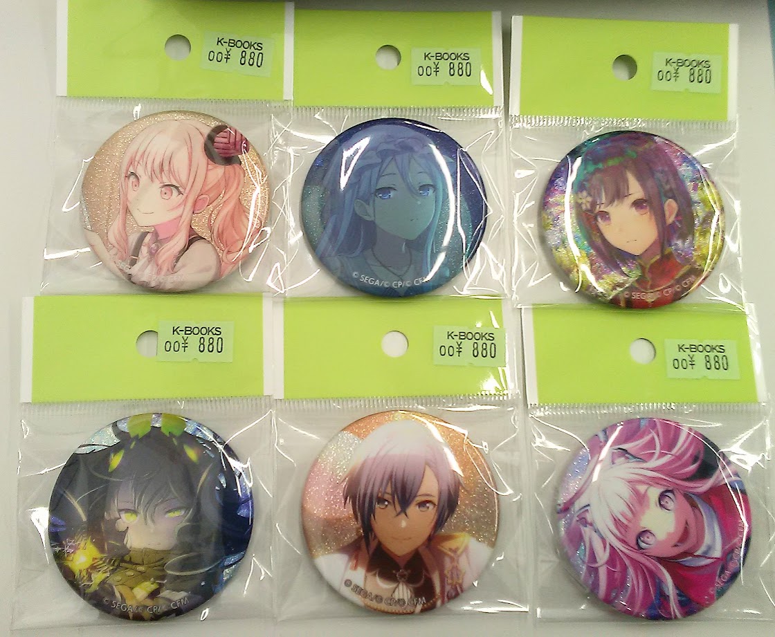 入荷情報】 プロジェクトセカイグリッター缶バッジ 各種入荷いたしまし