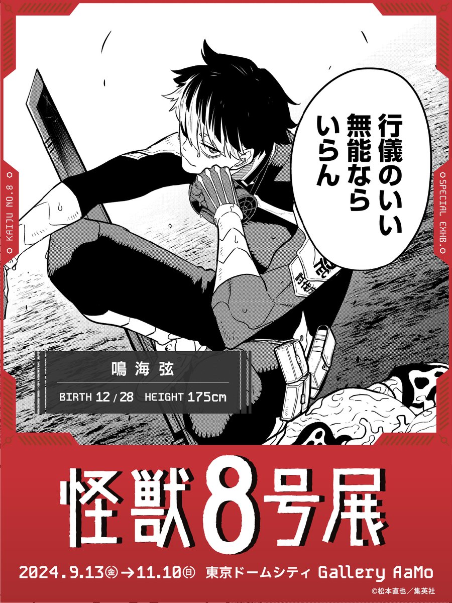 怪獣8号 隊長の私生活 鳴海弦ssp ヴァイスシュヴァルツ 怪獣8号 隊長の