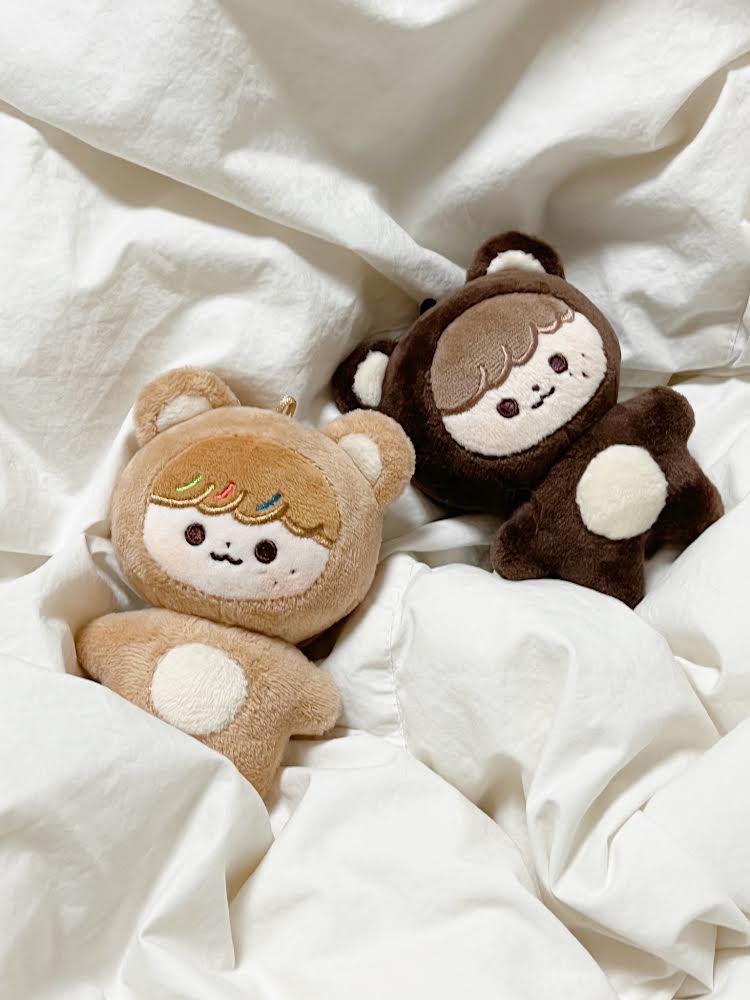 💚拡散希望💚 nct ヘチャン 10cmぬいぐるみ 곰효기&깜효기 @gomhyogie