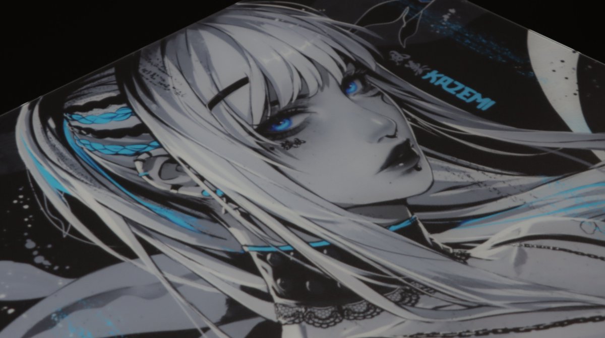 新品GLSSWRKS Akari 日本限定版ガラスマウスパッドNo.776