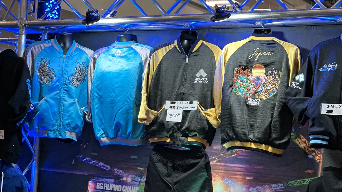 EVOJ24 で人気を博した「スカジャン」が #Evo2024 会場で数量限定販売