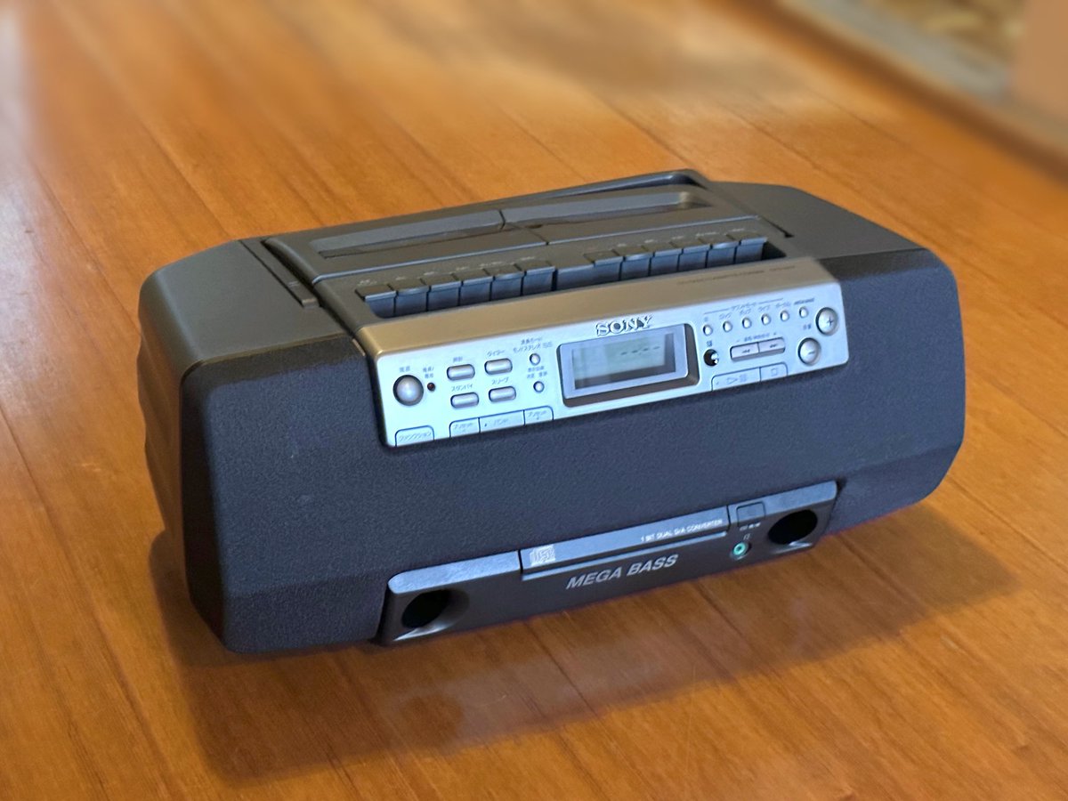 YOKOSO!! ソニー CFD-W57〕 SONY CDラジオカセットコーダー 新たに